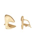 Ellery Mobius Twist Earrings Gold 1size