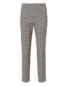 Veronica Beard Gingham High Waist Trousers
