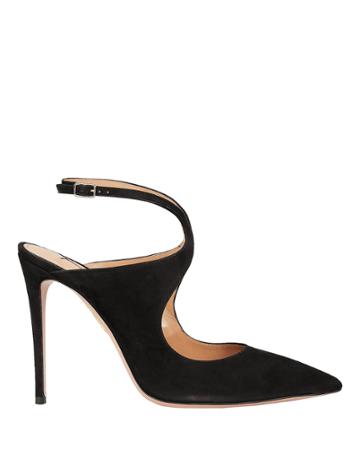 Aquazurra Aquazzura Talana Suede Pumps Black 37.5
