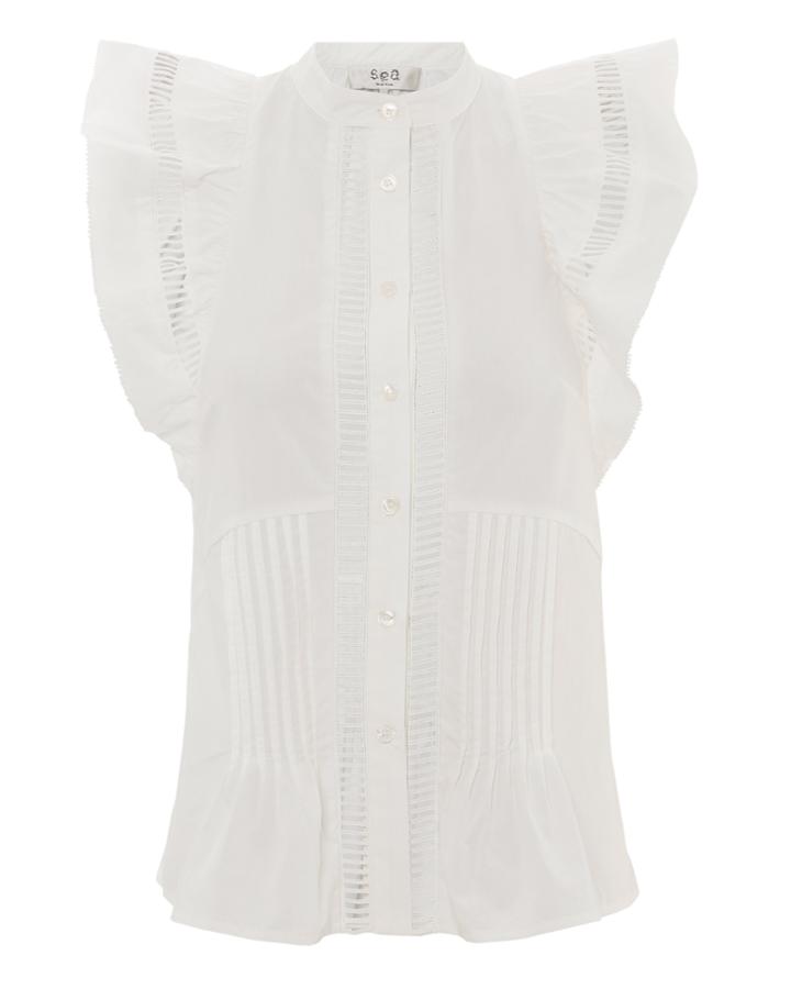 Sea Capri Blouse Ivory Zero