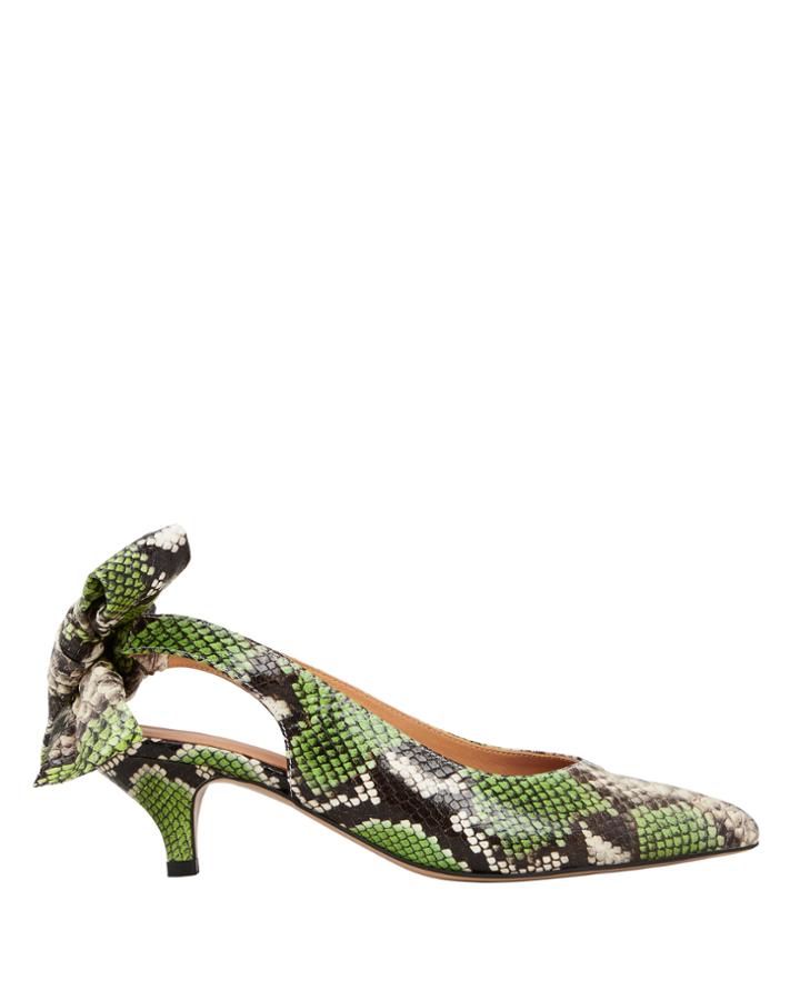 Ganni Sabrine Slingback Kitten Heels Multi 39