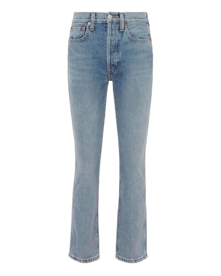 Re/done Double Needle Crop Jeans Denim 24