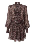Redemption Victorian Floral Mini Dress Red 38