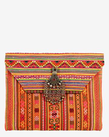 Jadetribe Summer Envelope Woven Clutch