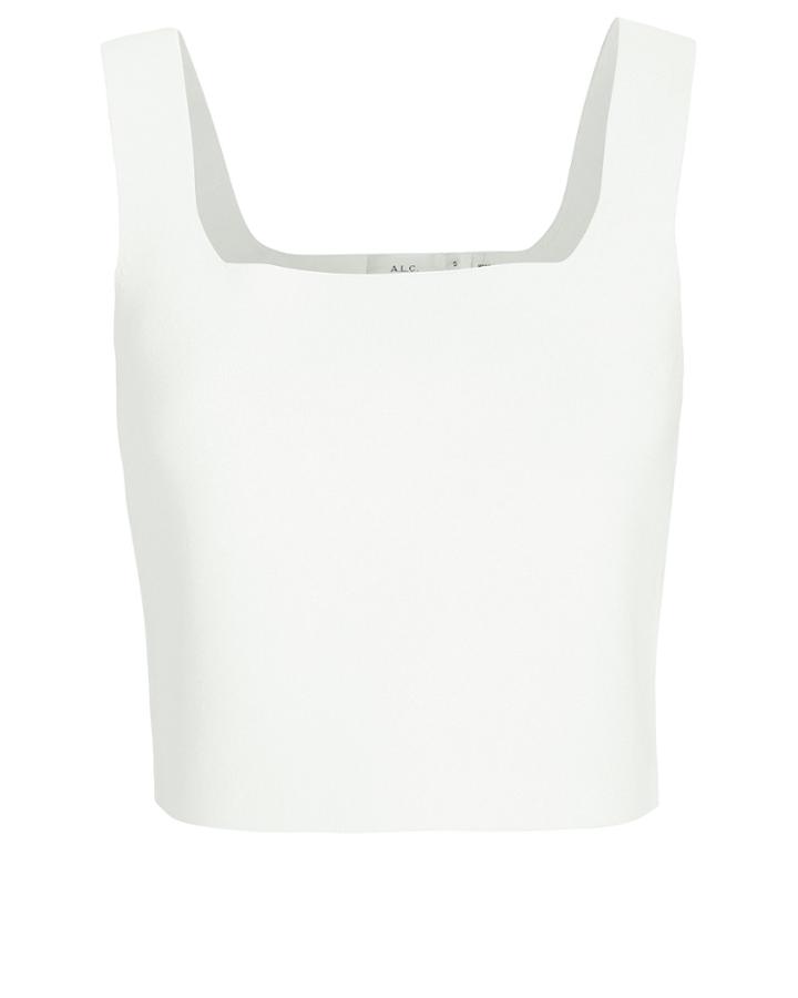 Alc A.l.c. Victoria Knit Tank Top White S