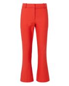Derek Lam 10 Crosby Red Crop Flare Pants Red 6