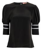 Maggie Marilyn Don't Lose Yourself Puff Shoulder Top Black 8