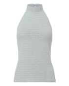 Exclusive For Intermix Ricki Crochet Knit Halter Top