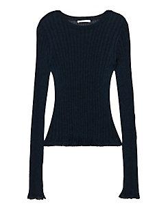 Helmut Lang Casey Lurex Long Sleeve Top