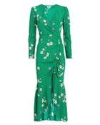 Exclusive For Intermix Intermix Aria Floral Printed Dress Emerald/floral 6