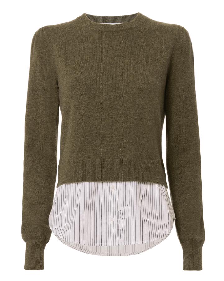 Veronica Beard Jensen Combo Sweater
