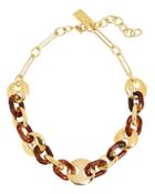 Lizzie Fortunato Elba Chain-link Necklace Tortoise/gold 1size