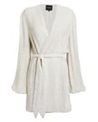 Retrofte Gabrielle White Sequin Mini Dress White M