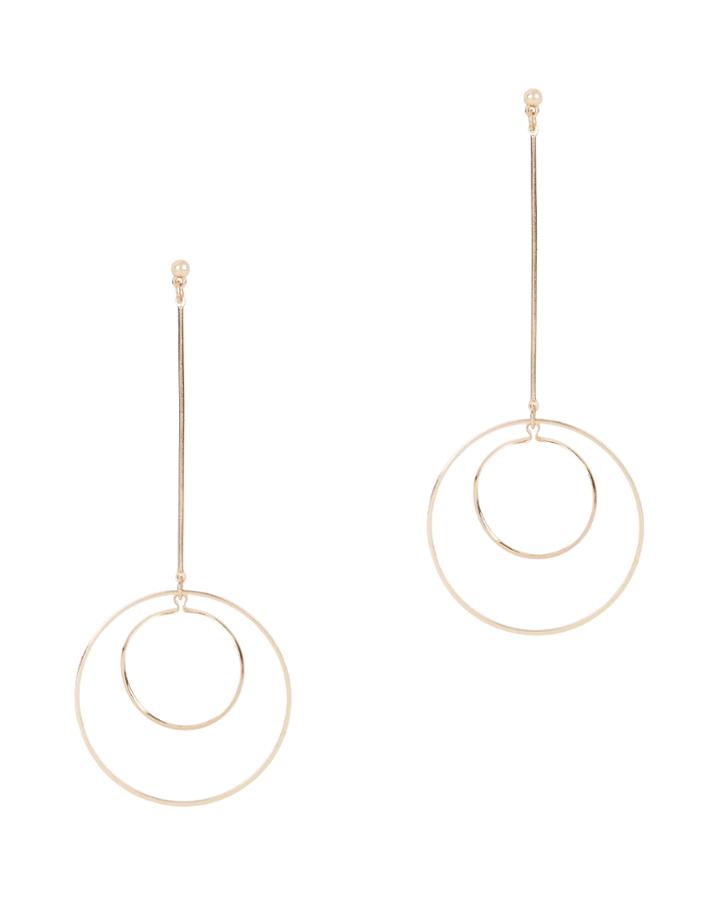 Lele Sadoughi Dangling Orb Earrings