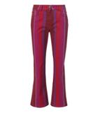 3x1 W25 Striped Boot Leg Crop