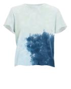 Re/done Blue Tie-dyed T-shirt Blue Tie-dye S