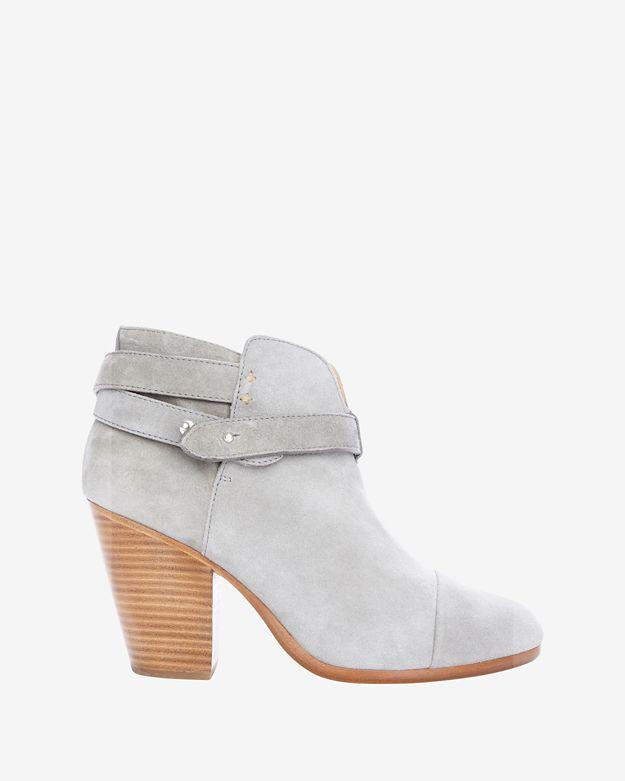 Rag & Bone Harrow Suede Booties: Grey