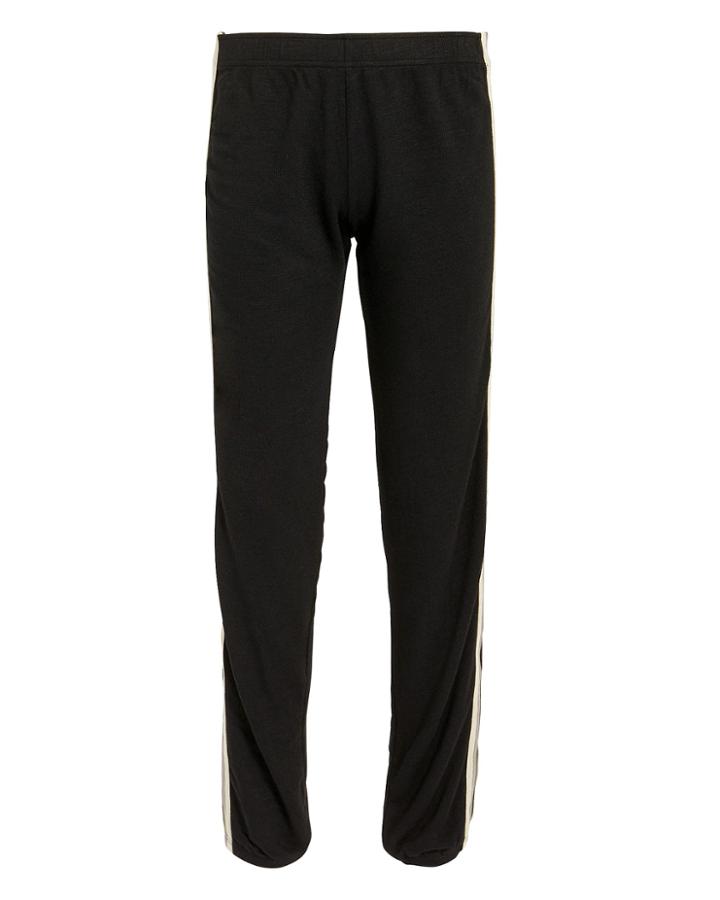 Monrow Supersoft Stripe Sweatpants Black P