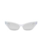Oliver Peoples Le Matin White Cat Eye Sunglasses White 1size