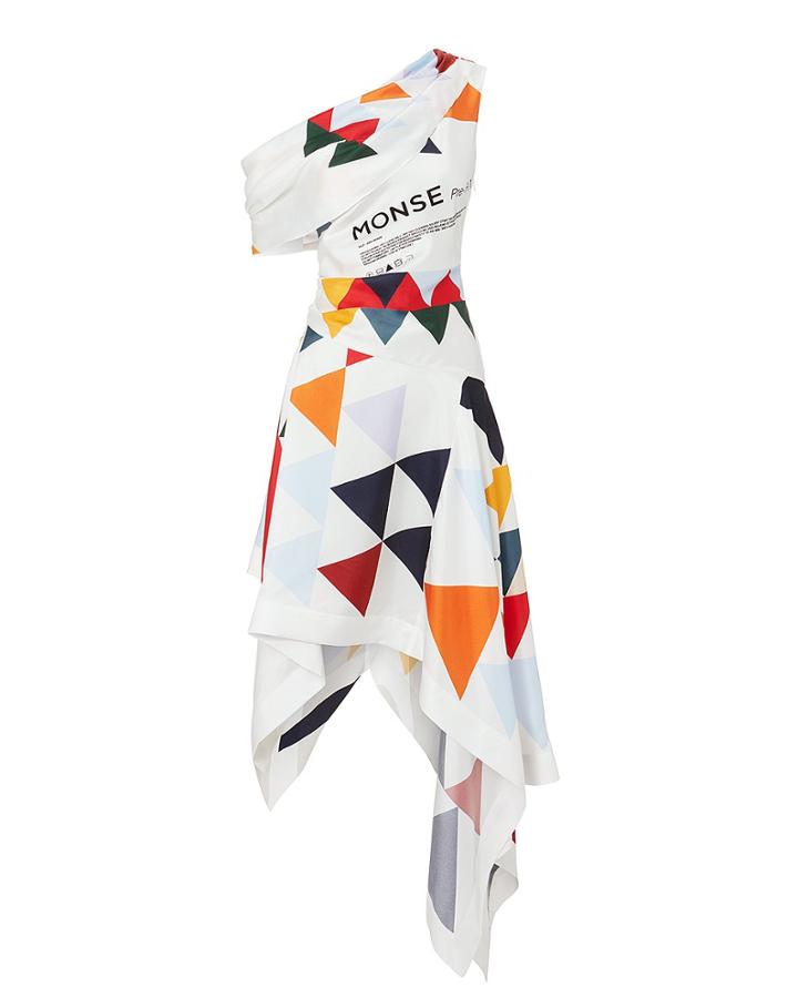 Monse Monse Print Scarf Dress Multi 4