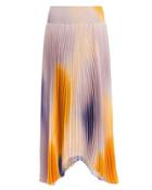 A.l.c. Sonali Ombr  Midi Skirt Orange/purple/blush L