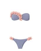 La Reveche La Revche Dasha Egg Blue Bikini Blue-med M