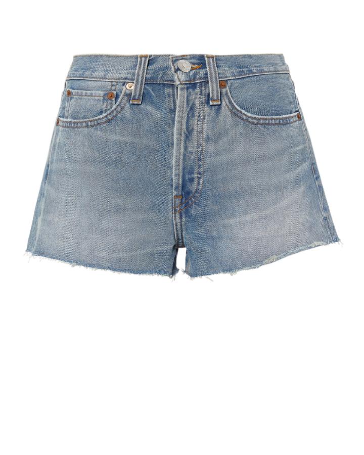 Re/done Dirty Destroy Original Shorts Denim 24