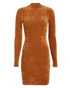 Torn Ronny Kobo Verde Chenille Mini Dress Beige S