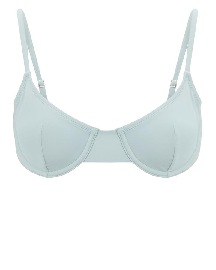 Solid & Striped Eva Bikini Top Pale Blue P