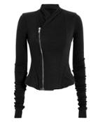 Rick Owens Lilies Asymmetrical Zip Jacket Black 40