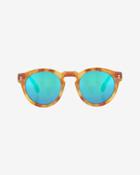 Illesteva Leonard Mirrored Lense Sunglasses: Amber/green