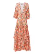 Saloni London Saloni Nikki Collage Maxi Dress Multi 6