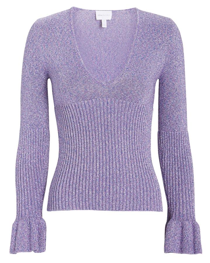 Alice Mccall Love Letters Knit Top Lavender 6