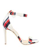 Monse Multi Stripe Ankle Strap Sandals Multi 38