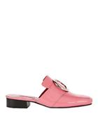Dorateymur Petrol Pink Patent Slide Loafers