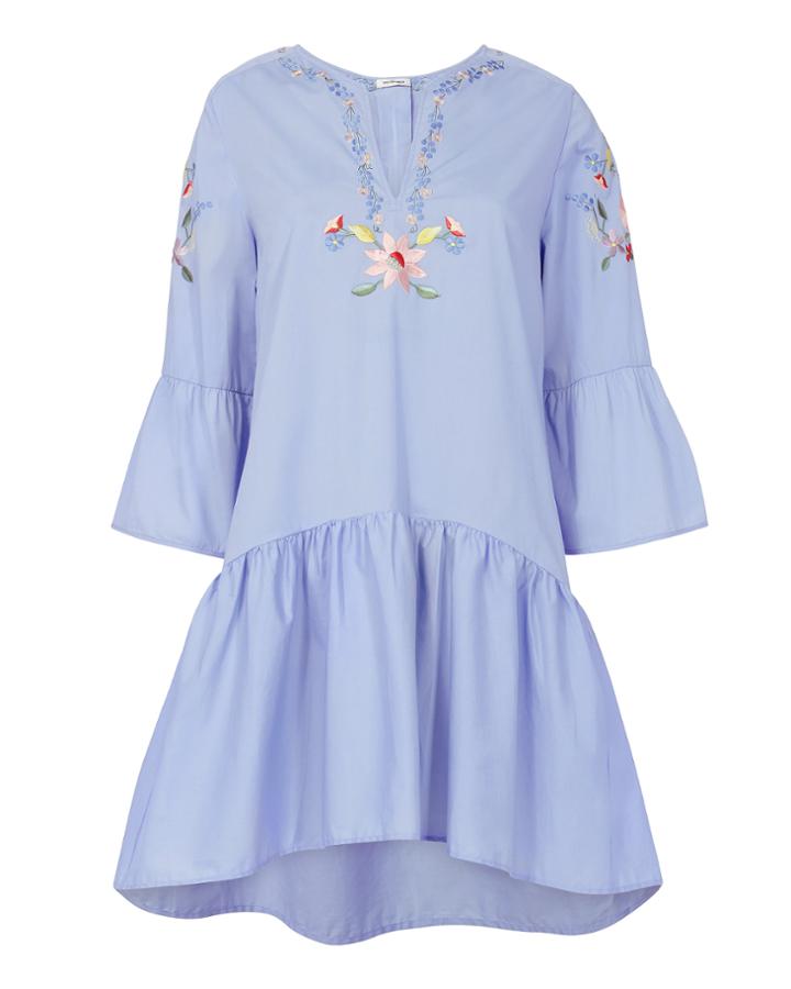 Vilshenko Dory Poplin Dress Blue-lt 6