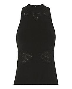 Jonathan Simkhai Lace Cutout Knit Top