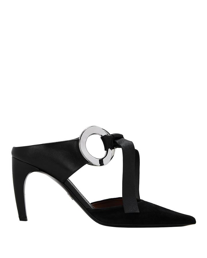 Proenza Schouler Tie Grommet Pumps Black 38