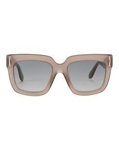 Givenchy Beige Oversized Square Sunglasses