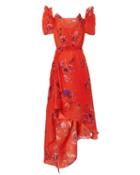 Preen By Thornton Bregazzi Dana Floral Dress Red S