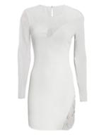 Cushnie Et Ochs Fragmented Curve Dress Grey-lt 4