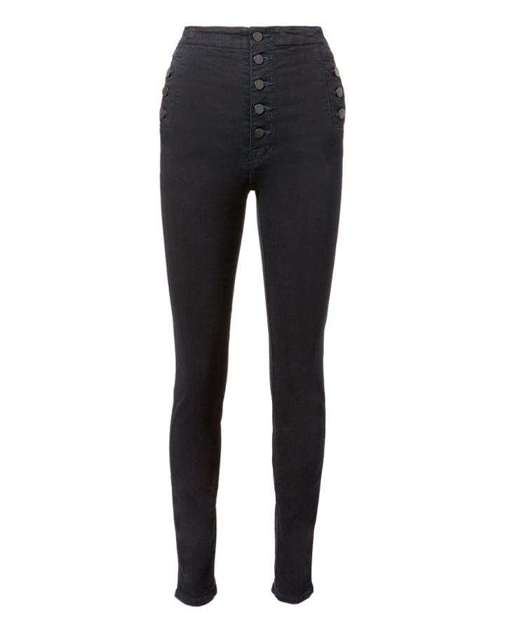 J Brand Natasha Sky High Skinny Jeans Denim-drk 23