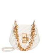 Chloe Chlo Drew Quilted Small Shoulder Bag White 1size