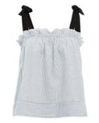 St. Roche Striped Bibi Cami Navy P