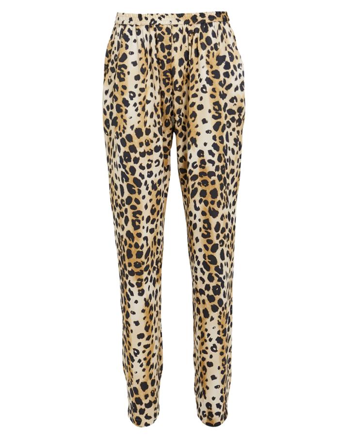 Torn Ronny Kobo Amra Crepe Leopard Pants Leopard P
