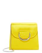 Little Liffner Tiny Box Satin Yellow Bag Yellow 1size