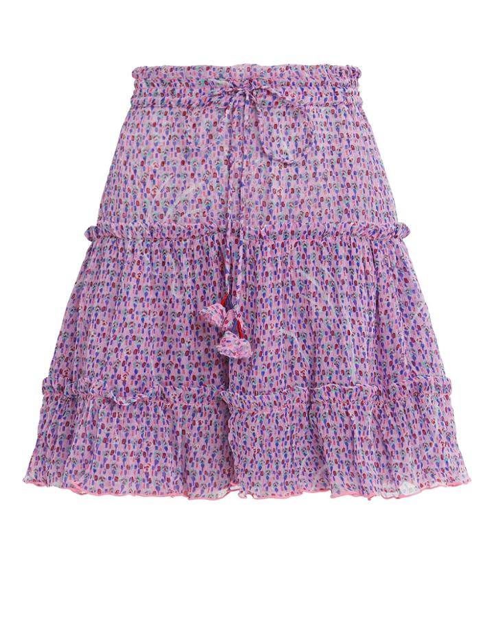 Poupette St Barths Poupette St Barth Clara Ruffle Skirt Purple P
