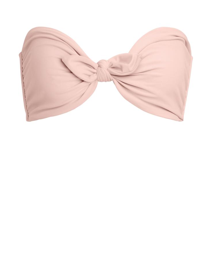Mikoh Swim Mikoh Java Knot Front Bikini Top Blush M