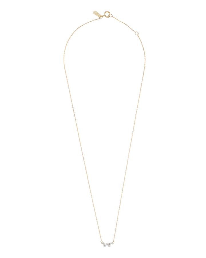 Adina Reyter Scattered Diamond Necklace Metallic 1size