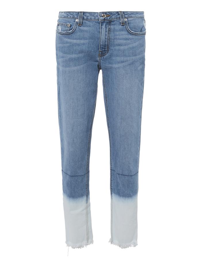 Derek Lam 10 Crosby Mila Bleached Hem Jeans Denim-lt 24